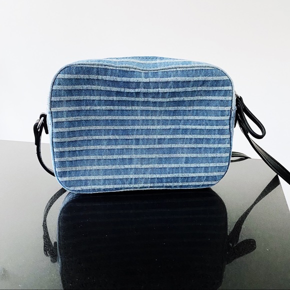 Guess Laken Striped Denim bag - Picture 3 of 5